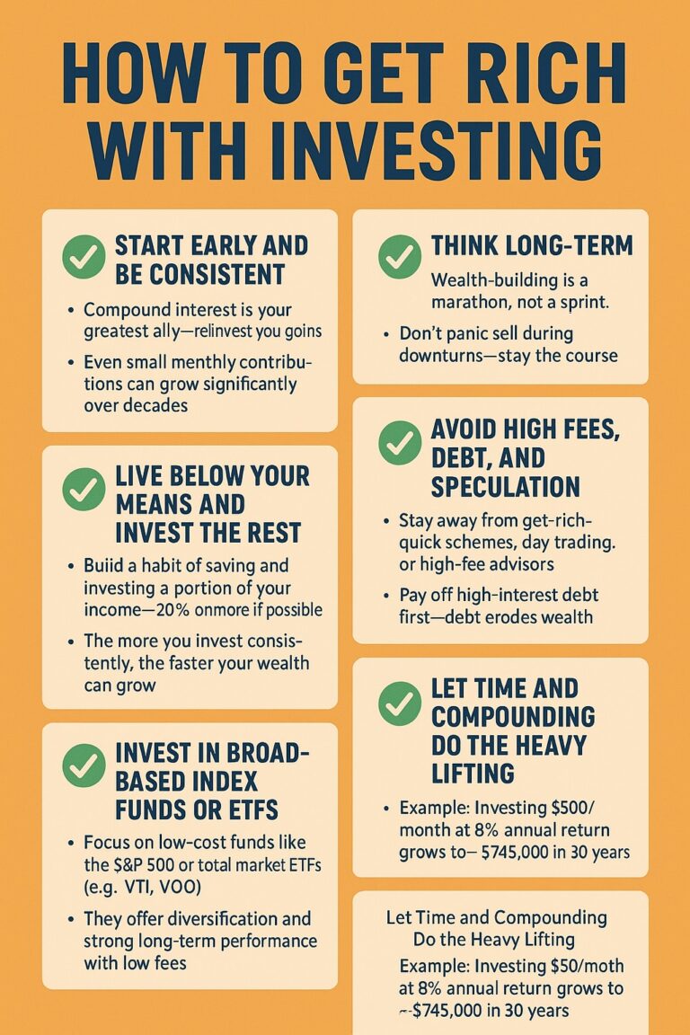 How to get rich with investing
