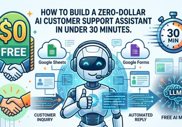 How to Build a Zero-Dollar AI Customer Support Assistant in Under 30 Minutes