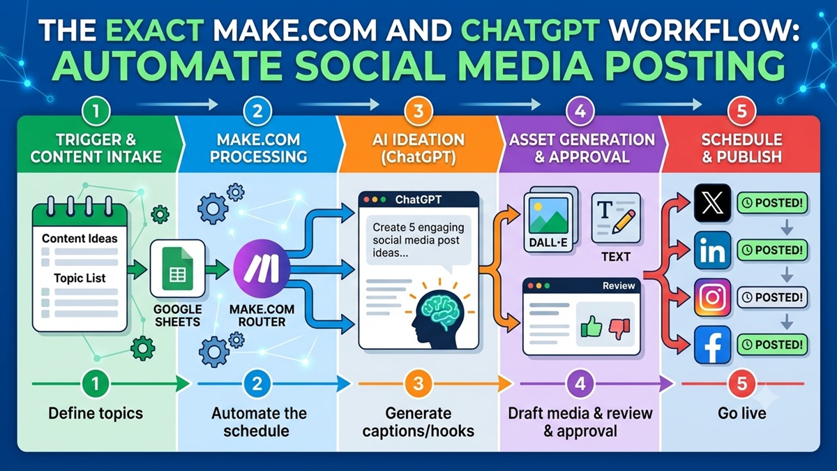 The Exact Make.com and ChatGPT Workflow
